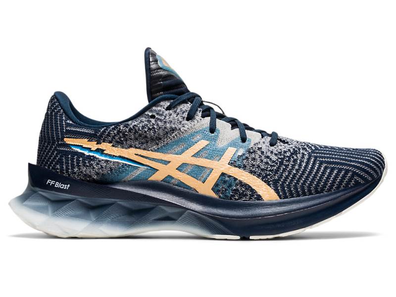 Sapatilhas Running Asics NOVABLAST Mulher Azuis, 3558A585.376